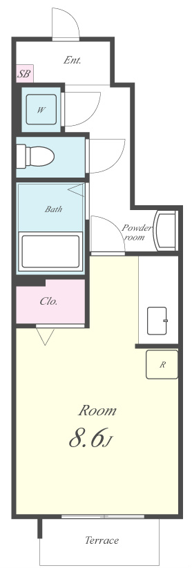 ヴェルドミール佐井 間取り図