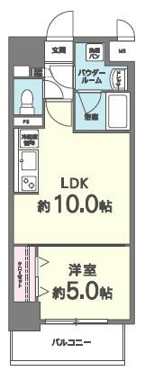 サンカトル 0405号室 間取り