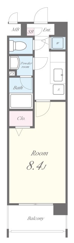 ベルマノワール 312号室 間取り