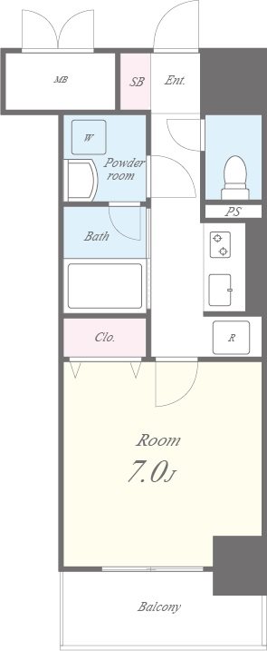 プティフルール 間取り図