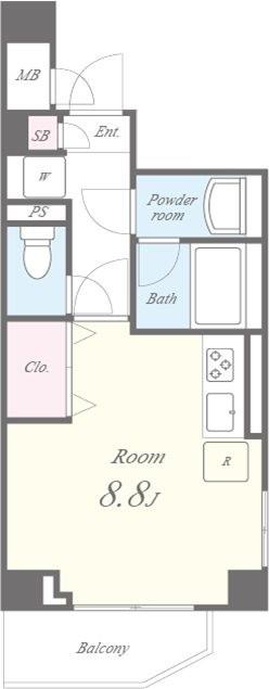 ブリーズ代々木上原 間取り図