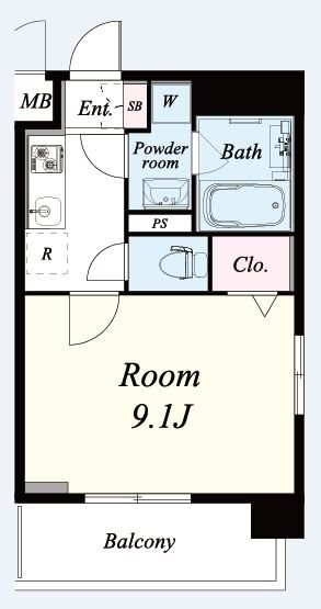 アルモニー花屋町 間取り図