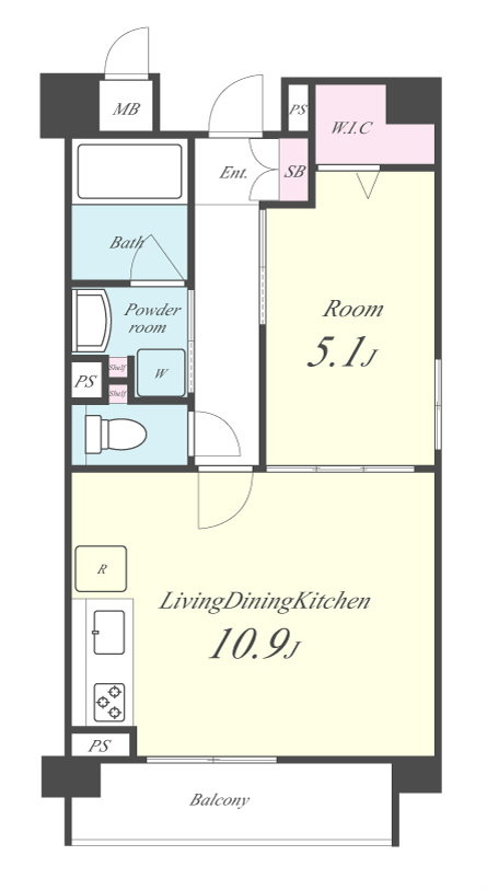 ラ・ルーチェ北大路 間取り図