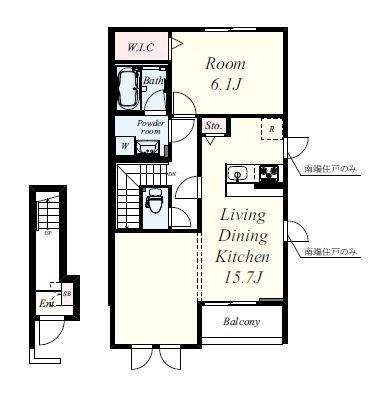 クレール国見 間取り図