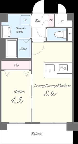 レトワール小笹 間取り図