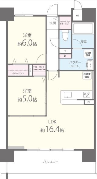 Welina江坂(ウェリナ エサカ) 間取り図