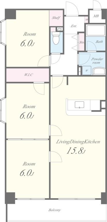 アルフォルス･エム 間取り図