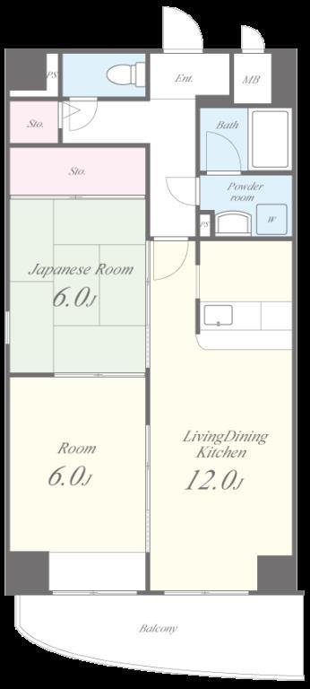 グランドール王寺 間取り図