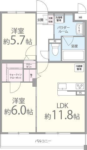 スマイル旭ヶ丘 間取り図
