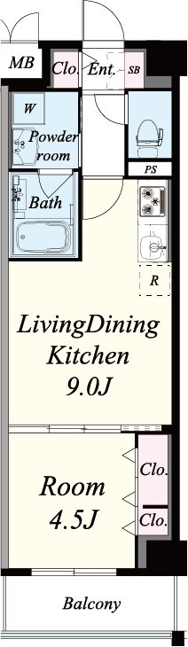 Loco House阿倍野 403号室 間取り