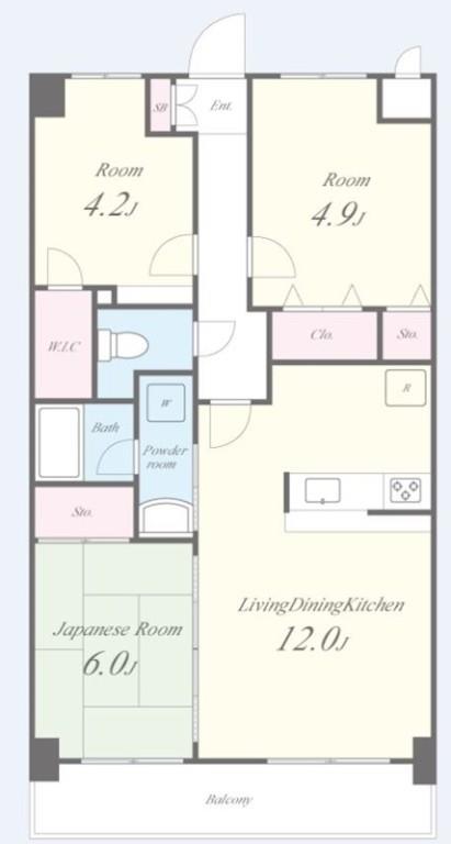 ヴィブレ・ムライ 間取り図