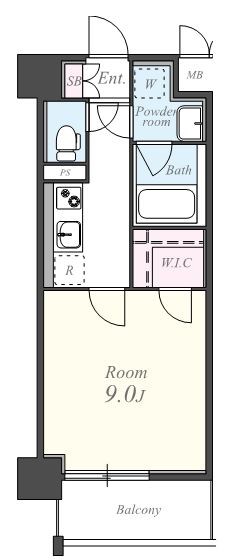 ツインアウルズ 間取り図
