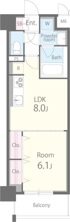 ツインアウルズ 間取り図