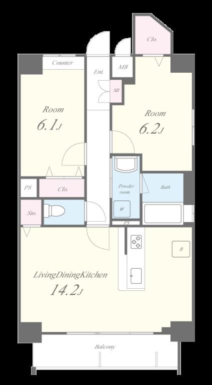 プライム松原 間取り図