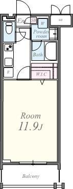 グランドール文京 間取り図