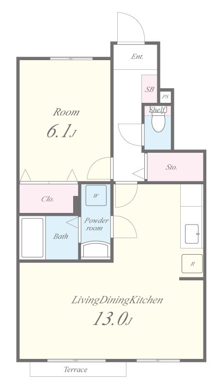コンフォートヴィラⅡ 間取り図