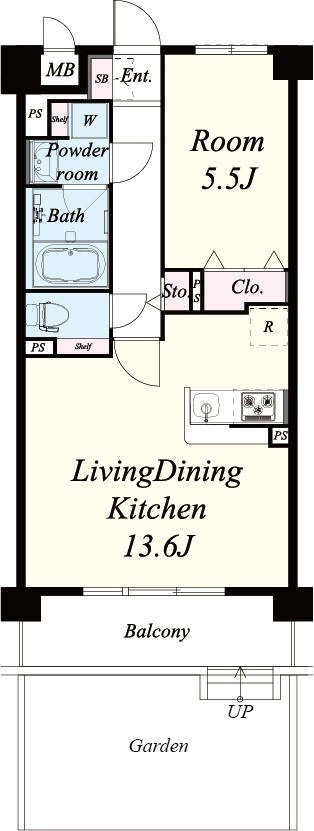ザクシフ 間取り図