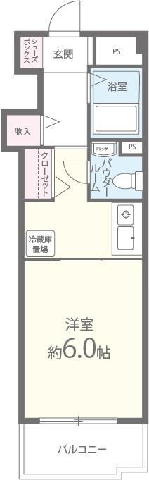 ホワイトプラザ 0213号室 間取り