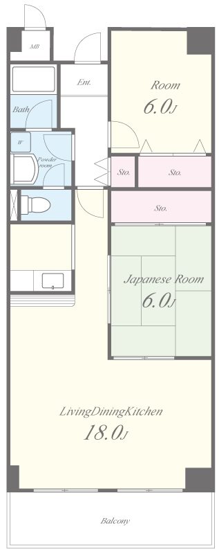 グランシャリオ（藤井寺） 間取り図