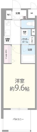ヘスティア神戸 間取り図