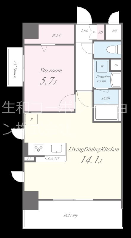 ファインコートセブン 間取り図
