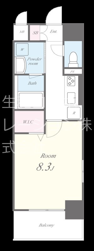ファインコートセブン 間取り図