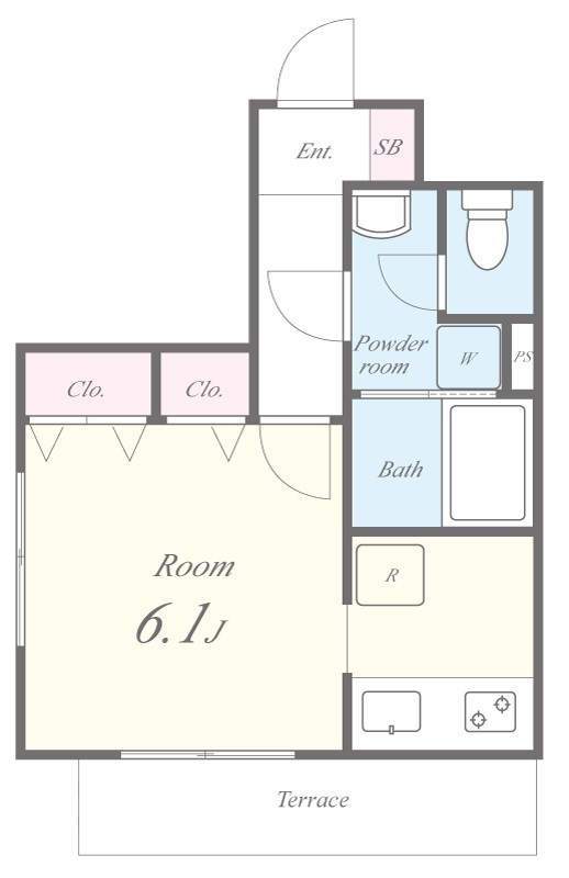 湊町ウッドヴィレッジ 間取り図