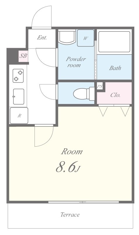 湊町ウッドヴィレッジ 間取り図