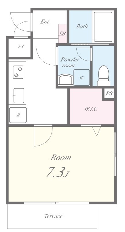 湊町ウッドヴィレッジ 間取り図