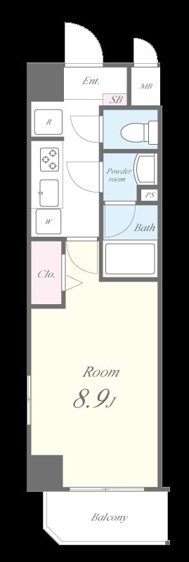 ラ ルミエール与野 間取り図