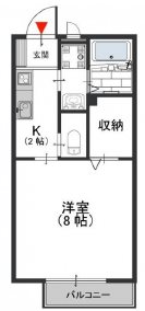 カルムメゾン 間取り図