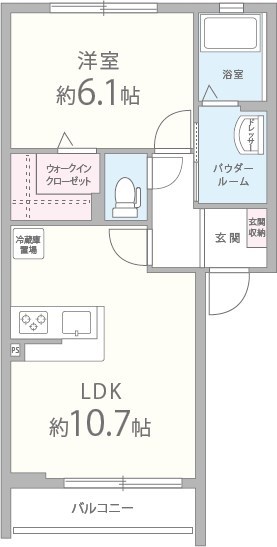 メゾンクレール 間取り図