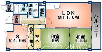 コンコードトキワ 間取り図