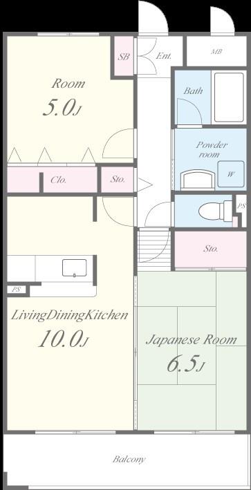 コンフォートヴィラ 間取り図