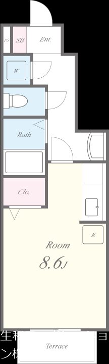 フルールふじさわ台 間取り図
