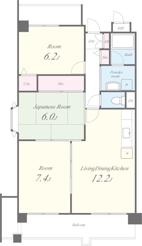 サンクレール高石 間取り図