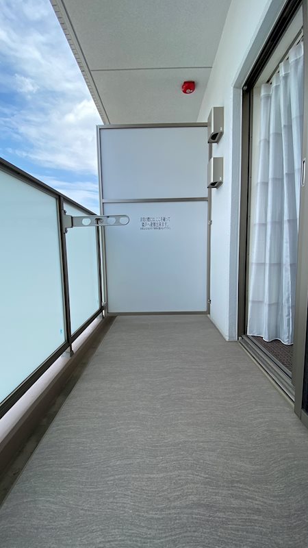 Residence Tresor Dieu ベランダ