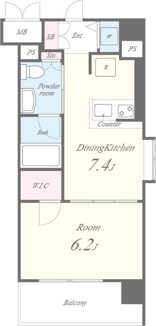 セイワパレス大阪城北 間取り図