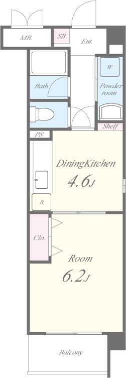 エスペランス 間取り図
