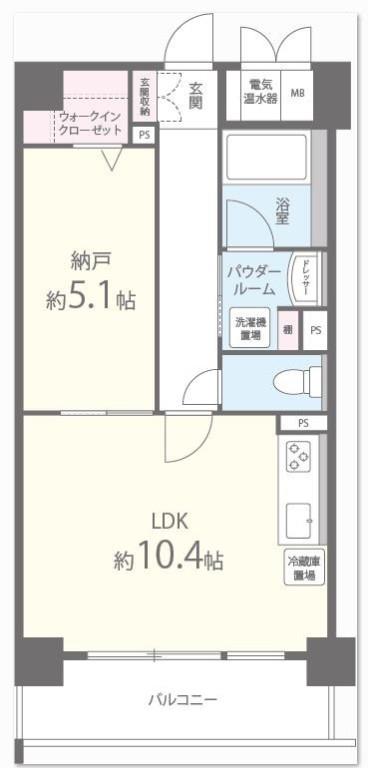RESIDENCE MIWA 間取り図