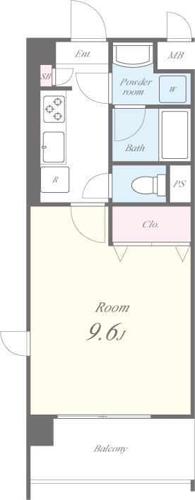 ヴェルデュールラディエ 間取り図