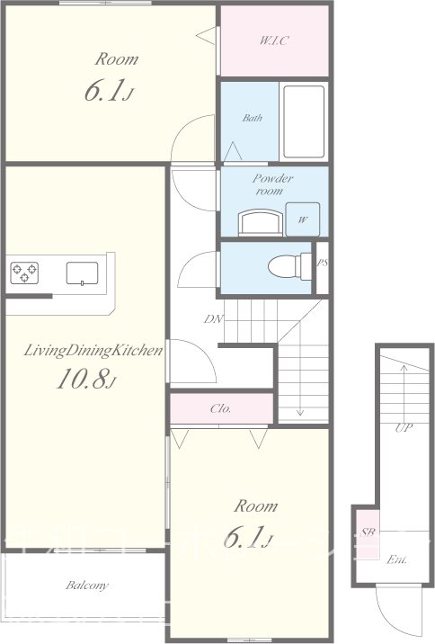 ティラミス河原 間取り図