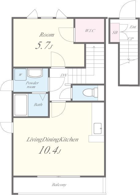 ティンカーベルRS 間取り図