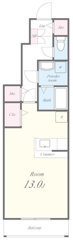 ベルソレアード 間取り図