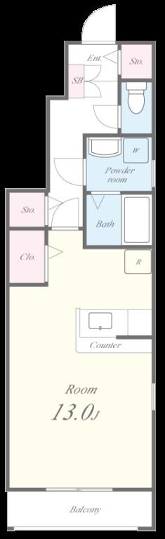 ベルソレアード 間取り図