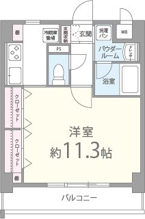 ディアコート新発田 間取り図