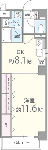 ディアコート新発田 間取り図