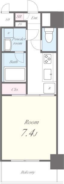 アルモニー中もず 間取り図