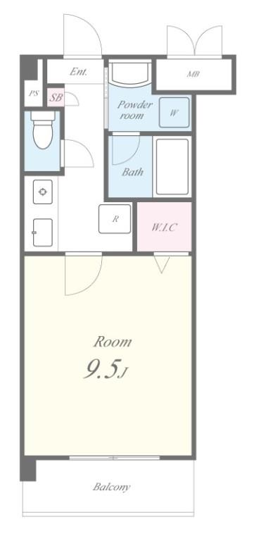 シェリールソル 間取り図