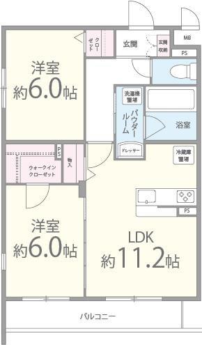 スマイル旭ヶ丘 間取り図